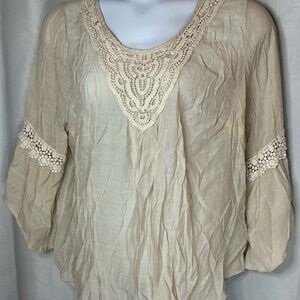 Westport Cream Lace Detail Blouse